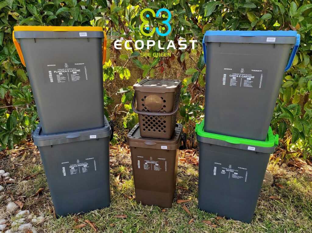 pattumiere per la differenziata Ecoplast